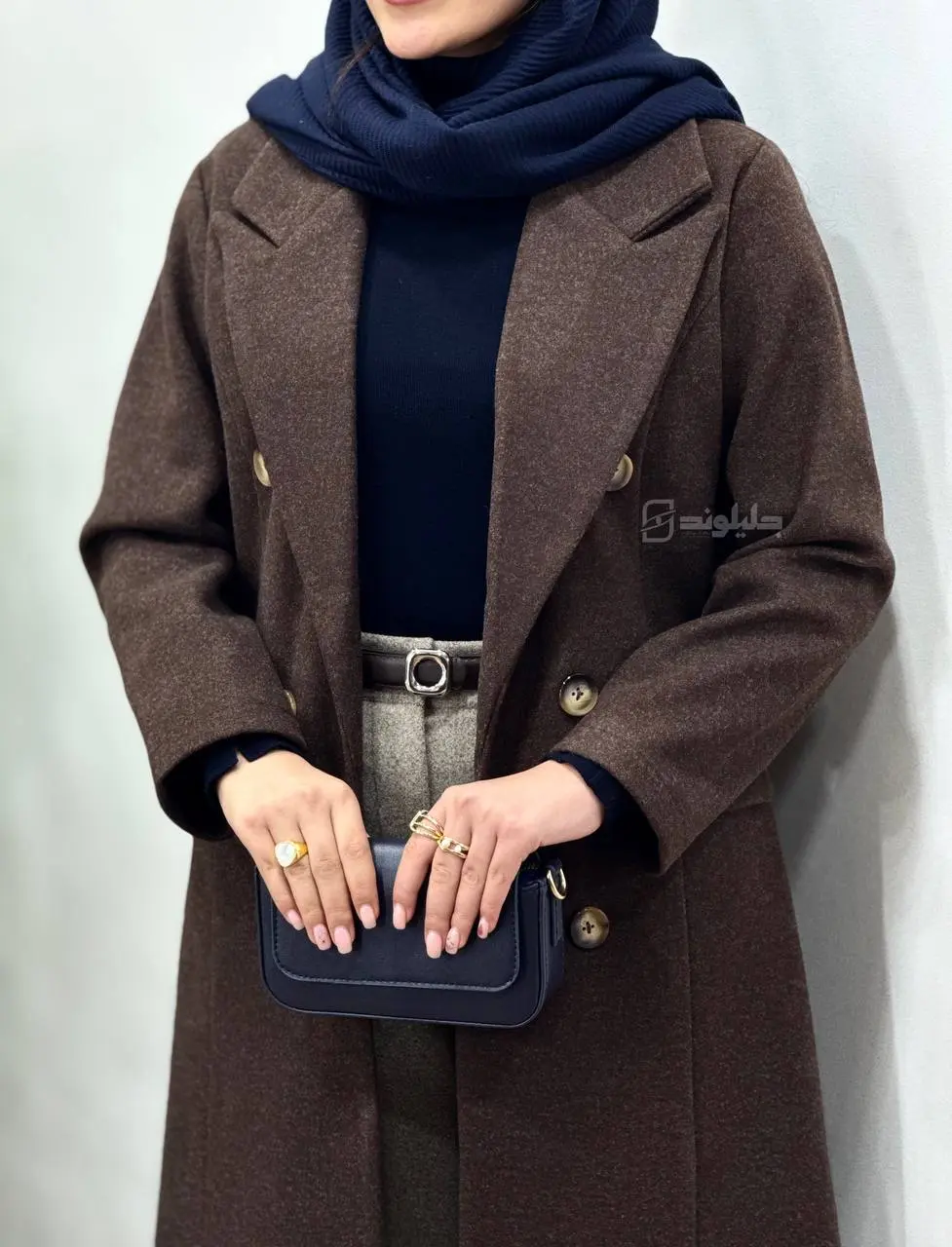 پالتو فوتر آستردار بلند راحیل